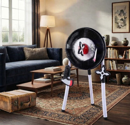 Sticky Axe Throwing Target Game in living room